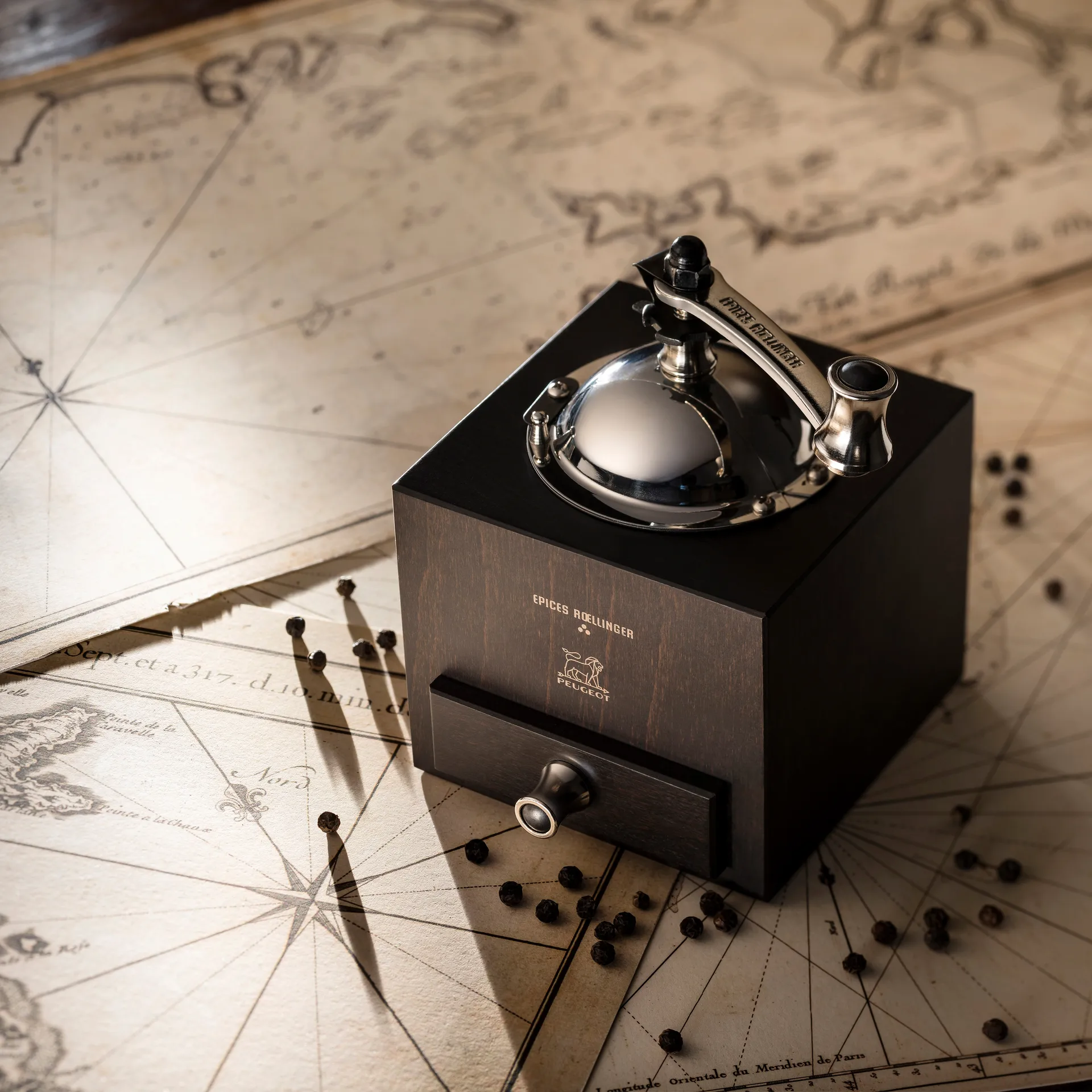 로엘링거 매뉴얼 페퍼밀, chocolate Peugeot | 푸조