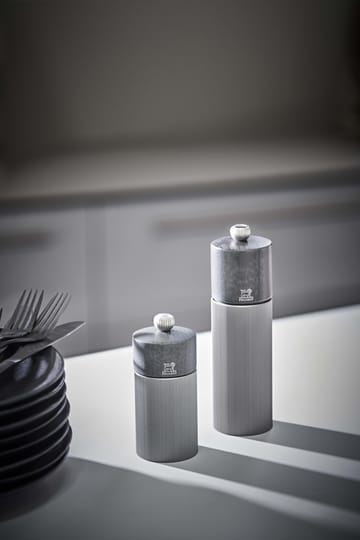 Line Dark 솔트 밀 18 cm - Wood-aluminum - Peugeot | 푸조