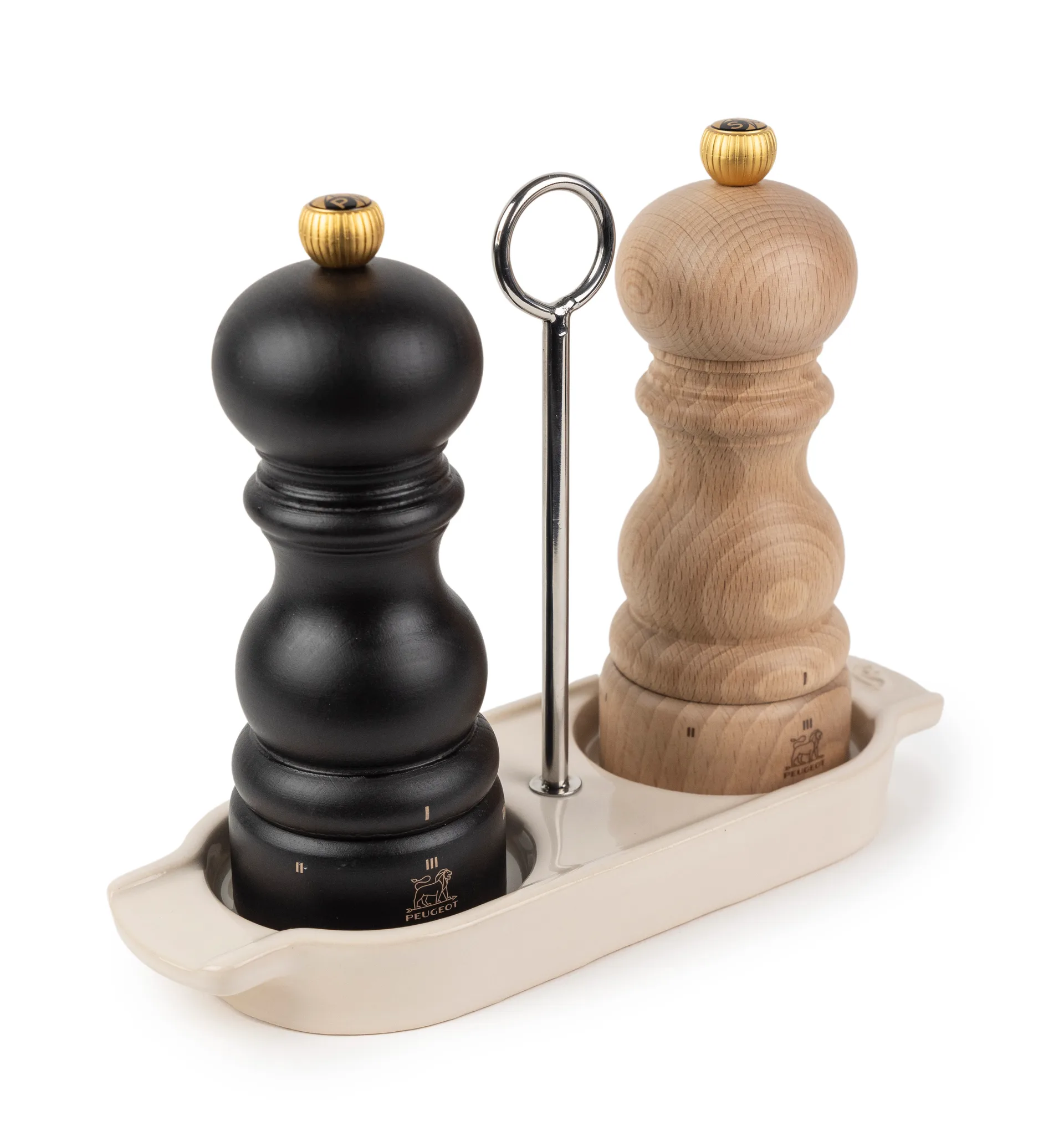 Linea 향신료 그라인더 스탠드(손잡이 달림), Ecru Peugeot | 푸조