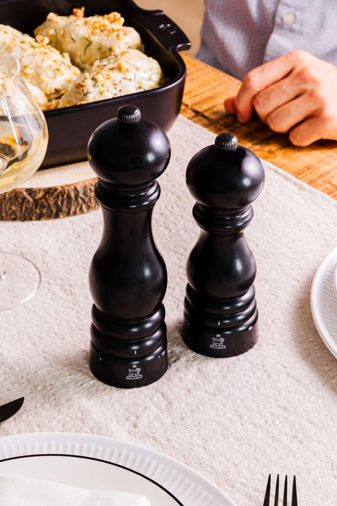 Paris u'Select 솔트 밀 12 cm, Satin black Peugeot | 푸조