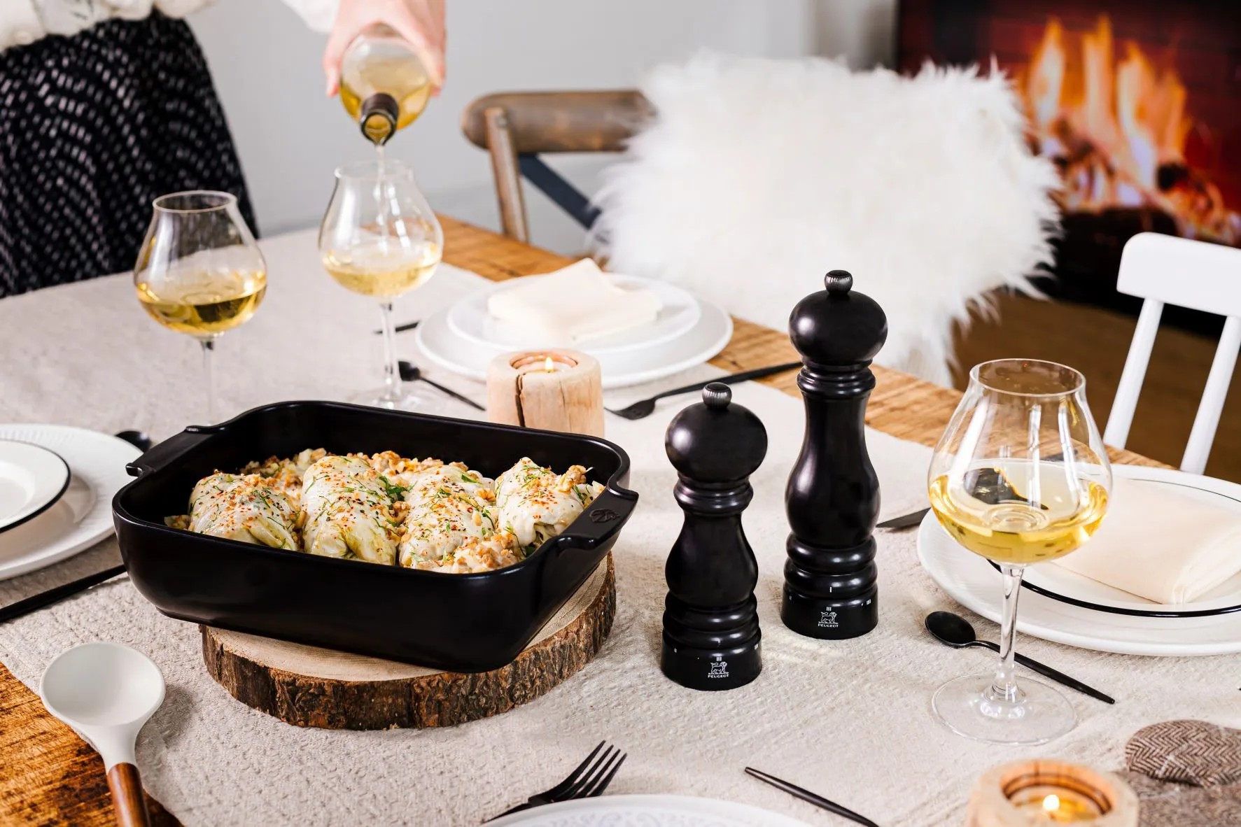 Paris u'Select 솔트 밀 22 cm, Satin black Peugeot | 푸조