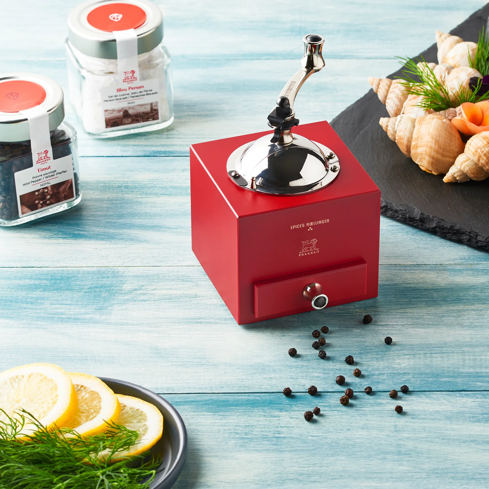 로엘링거 매뉴얼 페퍼밀, red Peugeot | 푸조