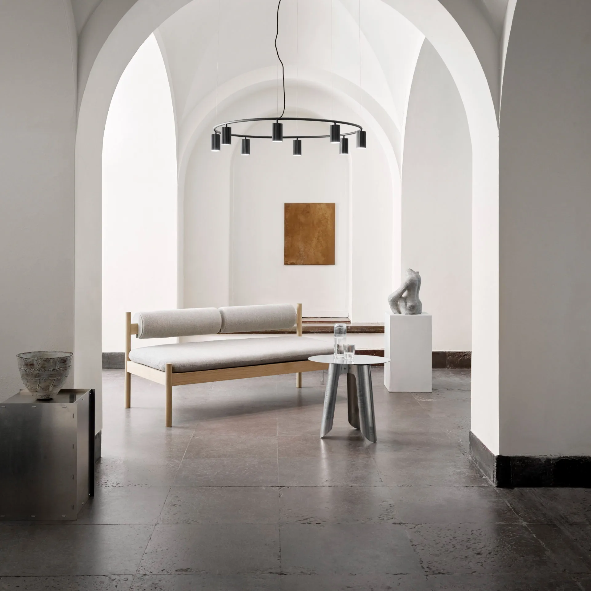 돈나 써클 100 펜던트조명, Black ink Pholc | 폴크