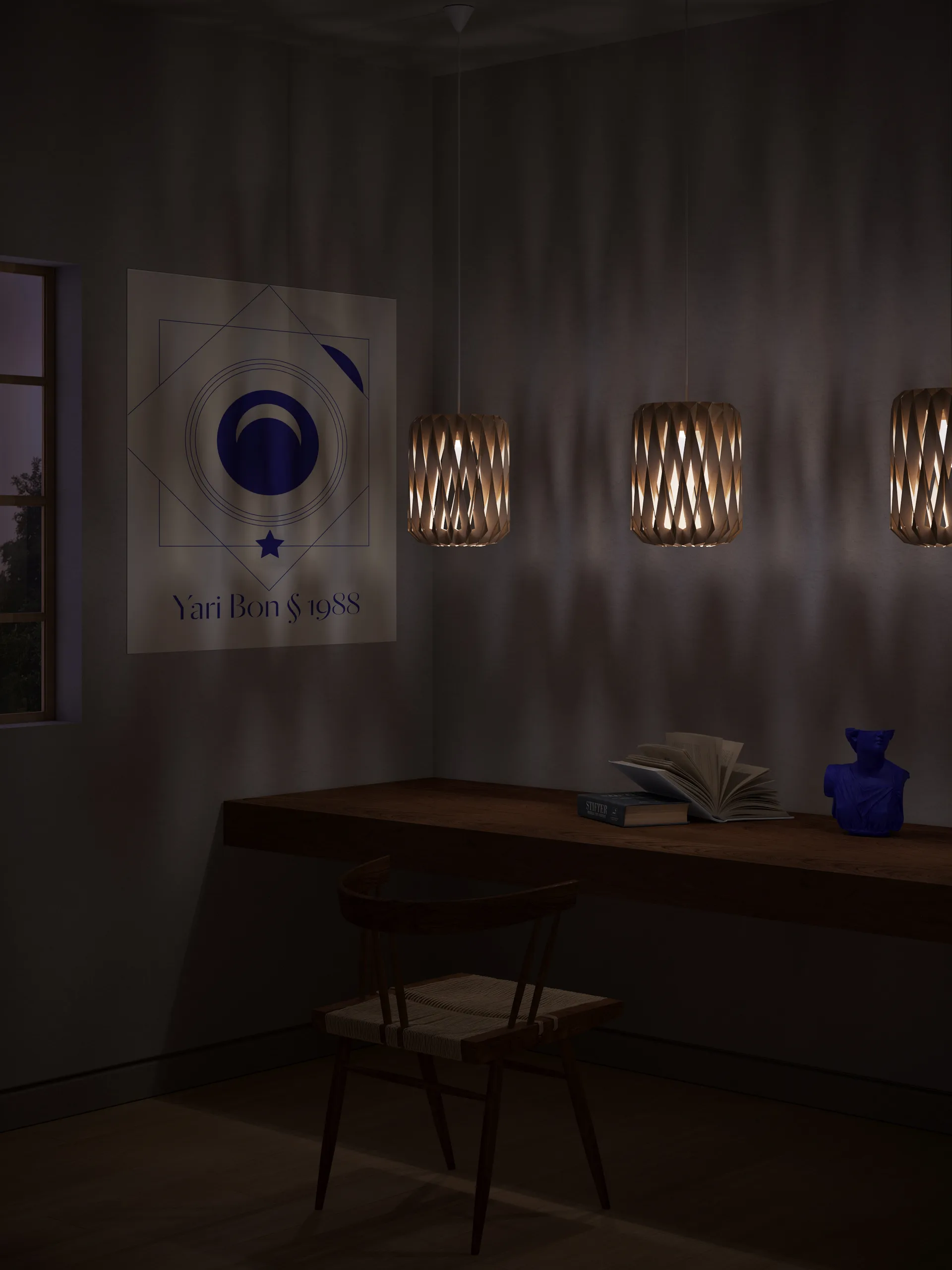 시그니처 펜던트 조명 Ø18 cm, birch Pilke | 필케