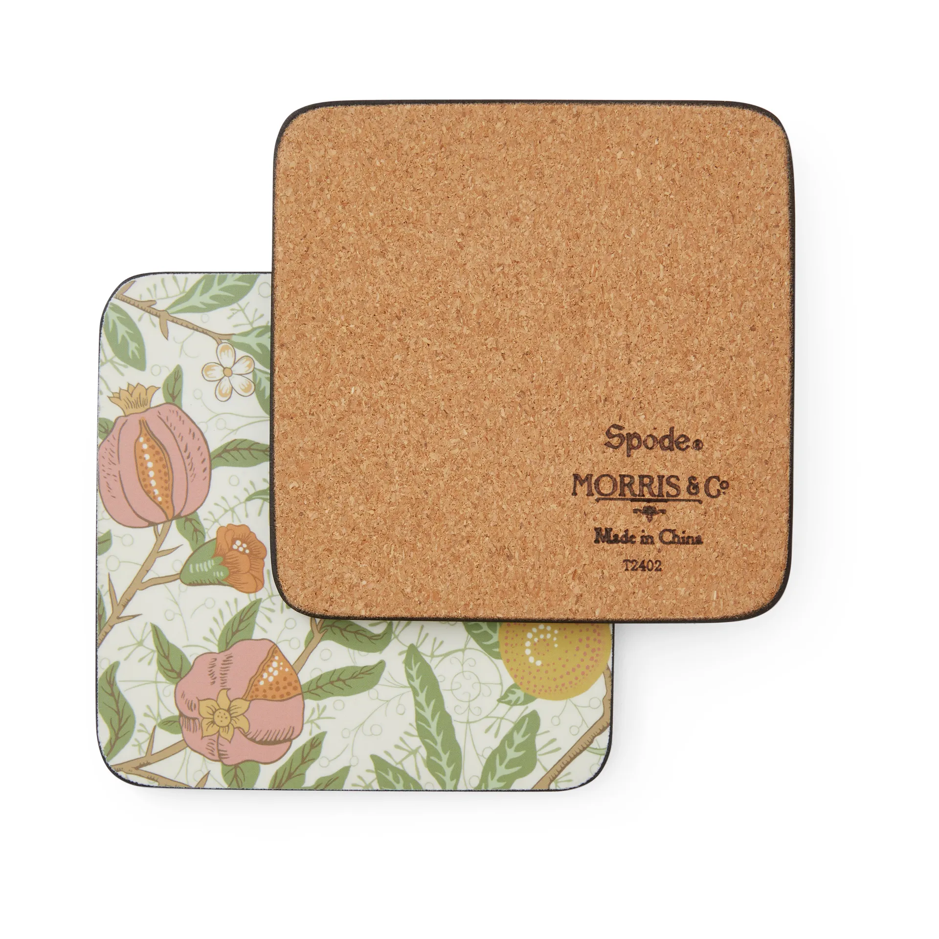 모리스 & 코 심플리 믹스드 글라스 코스터 6개 세트, Fruit, Willow, Marigold Pimpernel | 핌페르넬