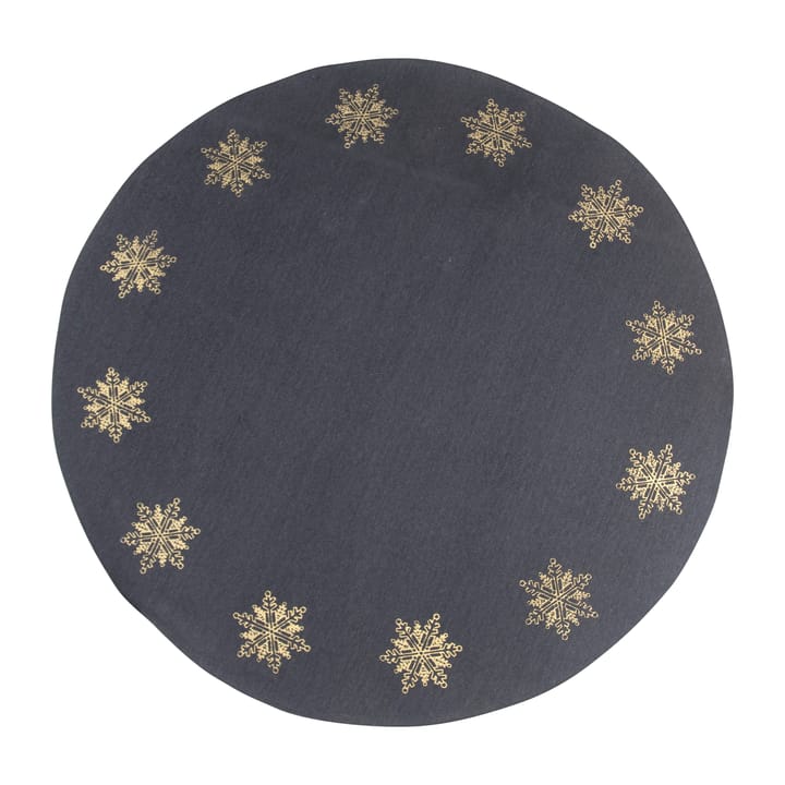크리스마스 트리 러그  스노우 스타 Ø110 cm - grey-gold - Pluto Design | 플루토