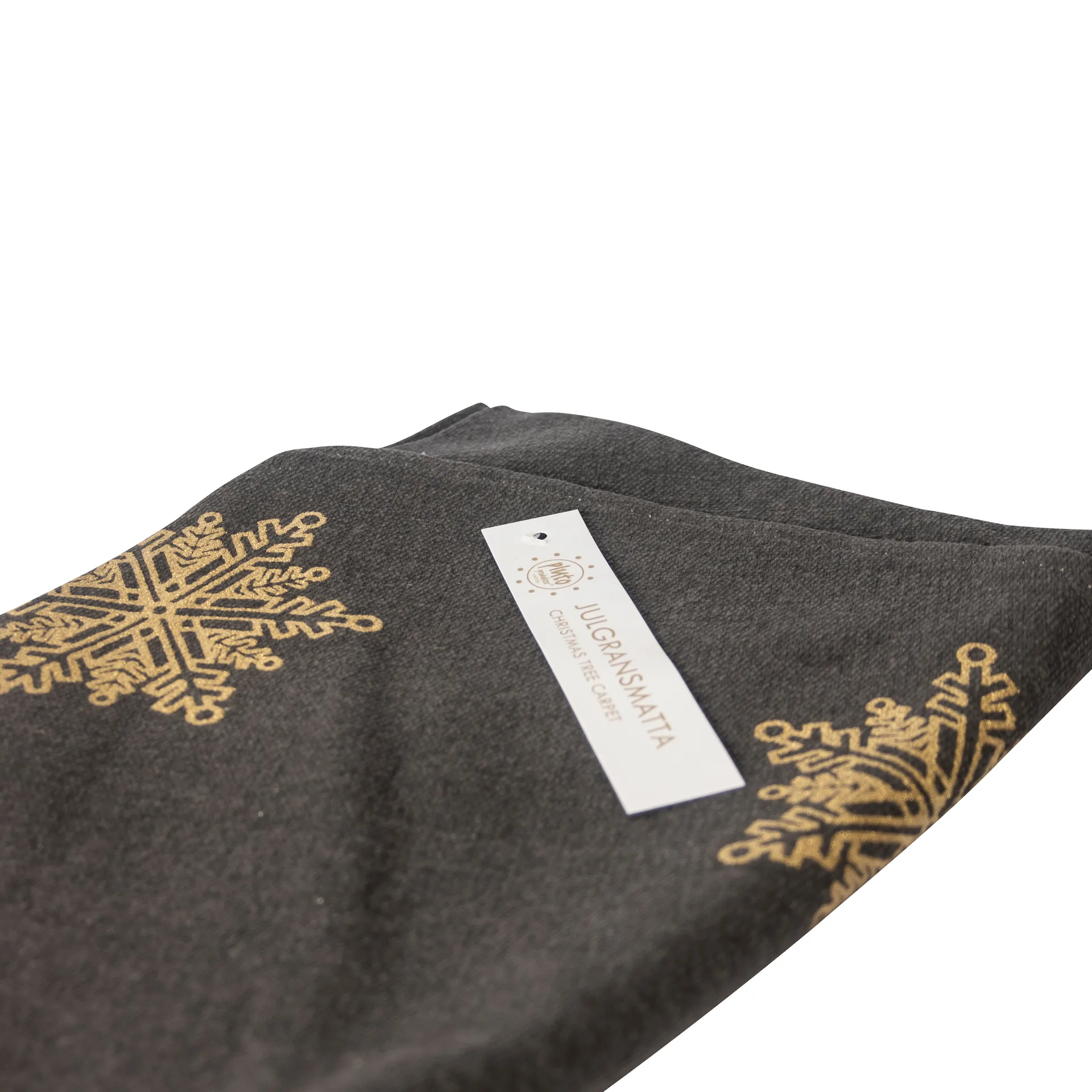 크리스마스 트리 러그 스노우 스타 Ø110 cm, grey-gold Pluto Design | 플루토