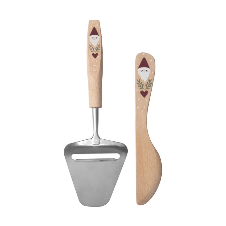 산타 버터 나이프와 치즈 슬라이서 2개 세트 - Beige - Pluto Design | 플루토