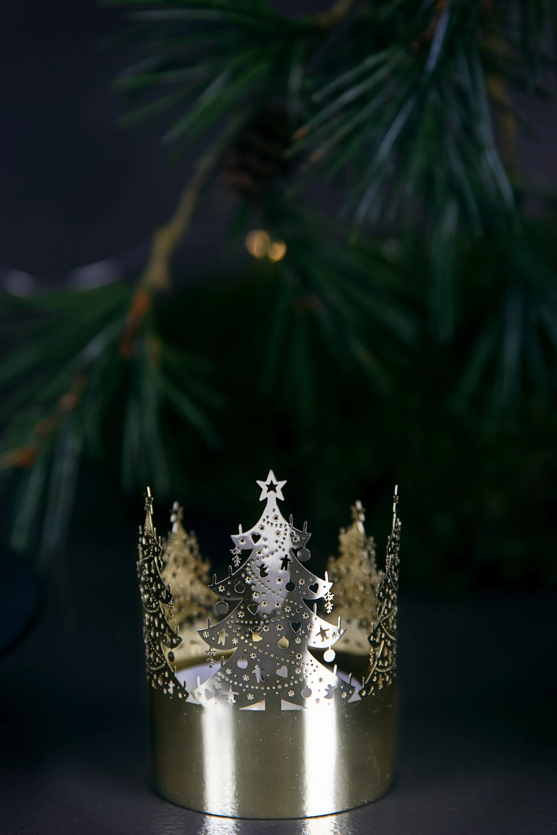 미니 캔들홀더 Ø4.5 cm, Christmas tree Pluto Design | 플루토