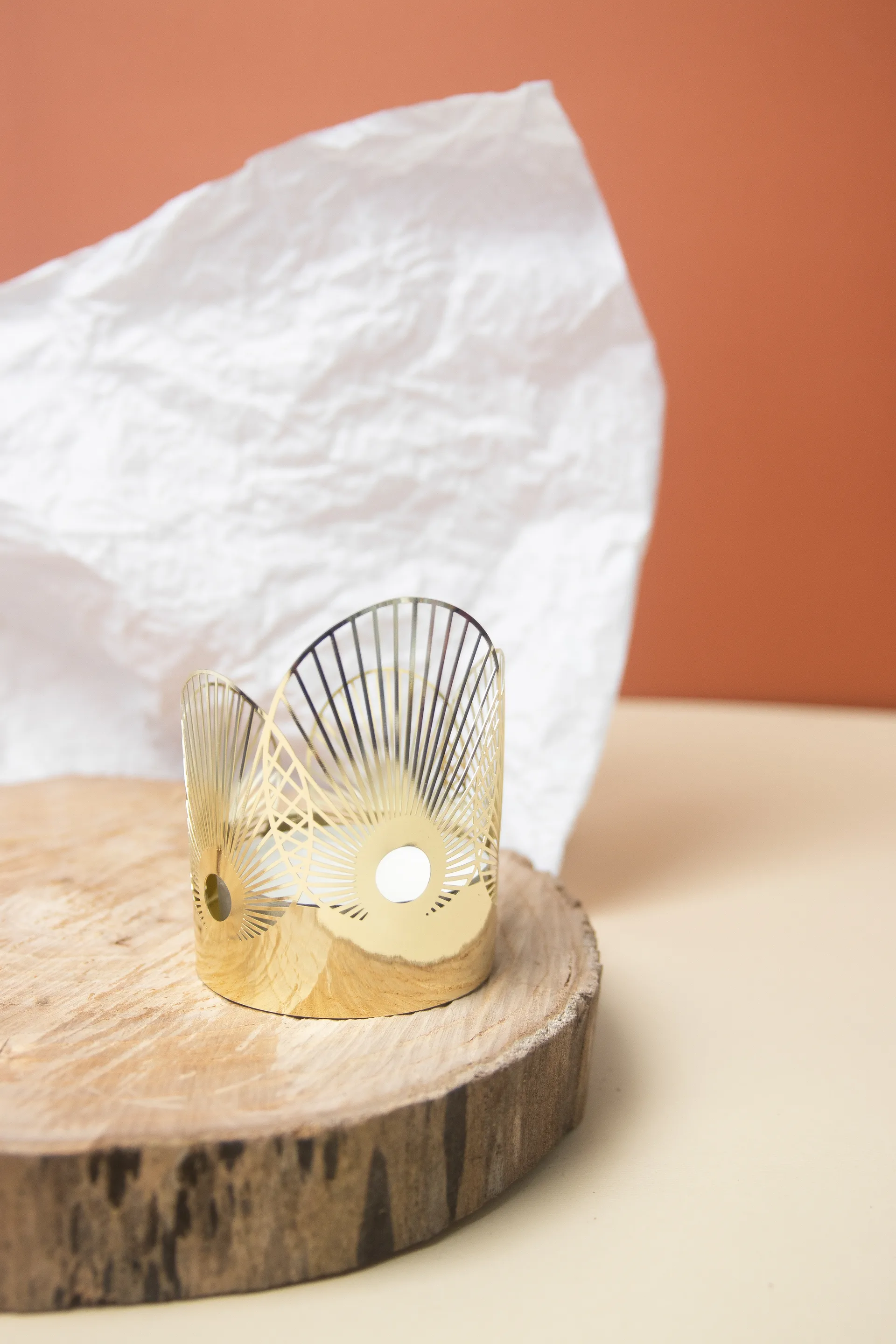 썬 캔들홀더 미듐 Ø6.5 cm, Gold Pluto Design | 플루토