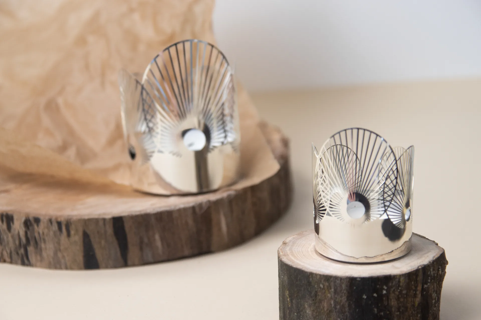 썬 캔들홀더 미듐 Ø6.5 cm, Silver Pluto Design | 플루토