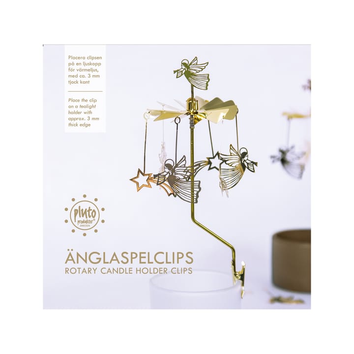 Angel 차임 클립스 angels & stars - gold - Pluto Design | 플루토