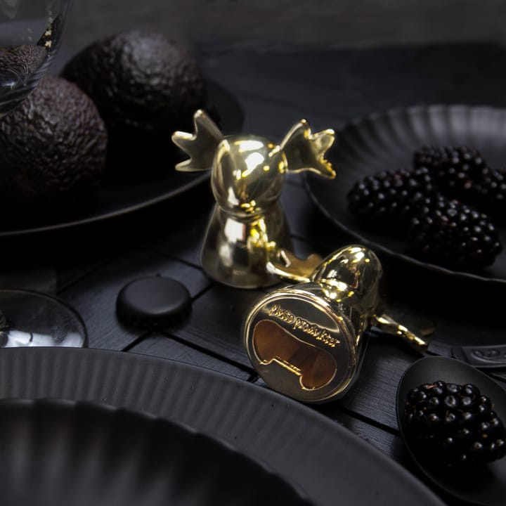 Bottle 오프너 moose - gold - Pluto Design | 플루토
