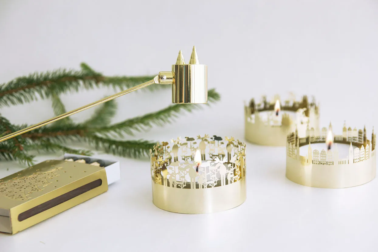 Etsad 캔들홀더 골드, Moose Pluto Design | 플루토