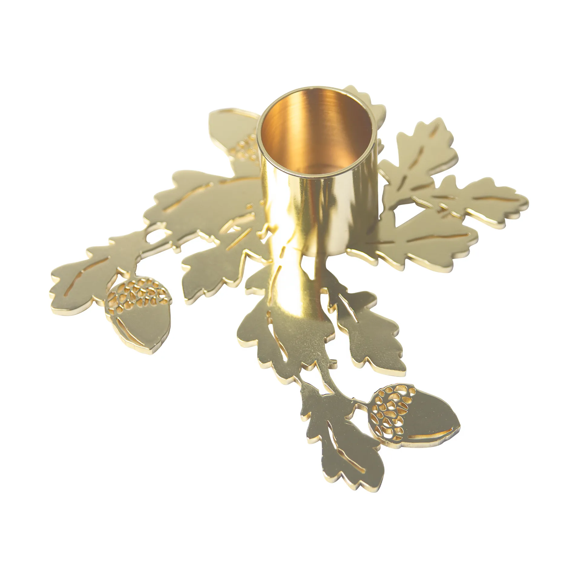 오크 캔들 홀더, Gold Pluto Design | 플루토