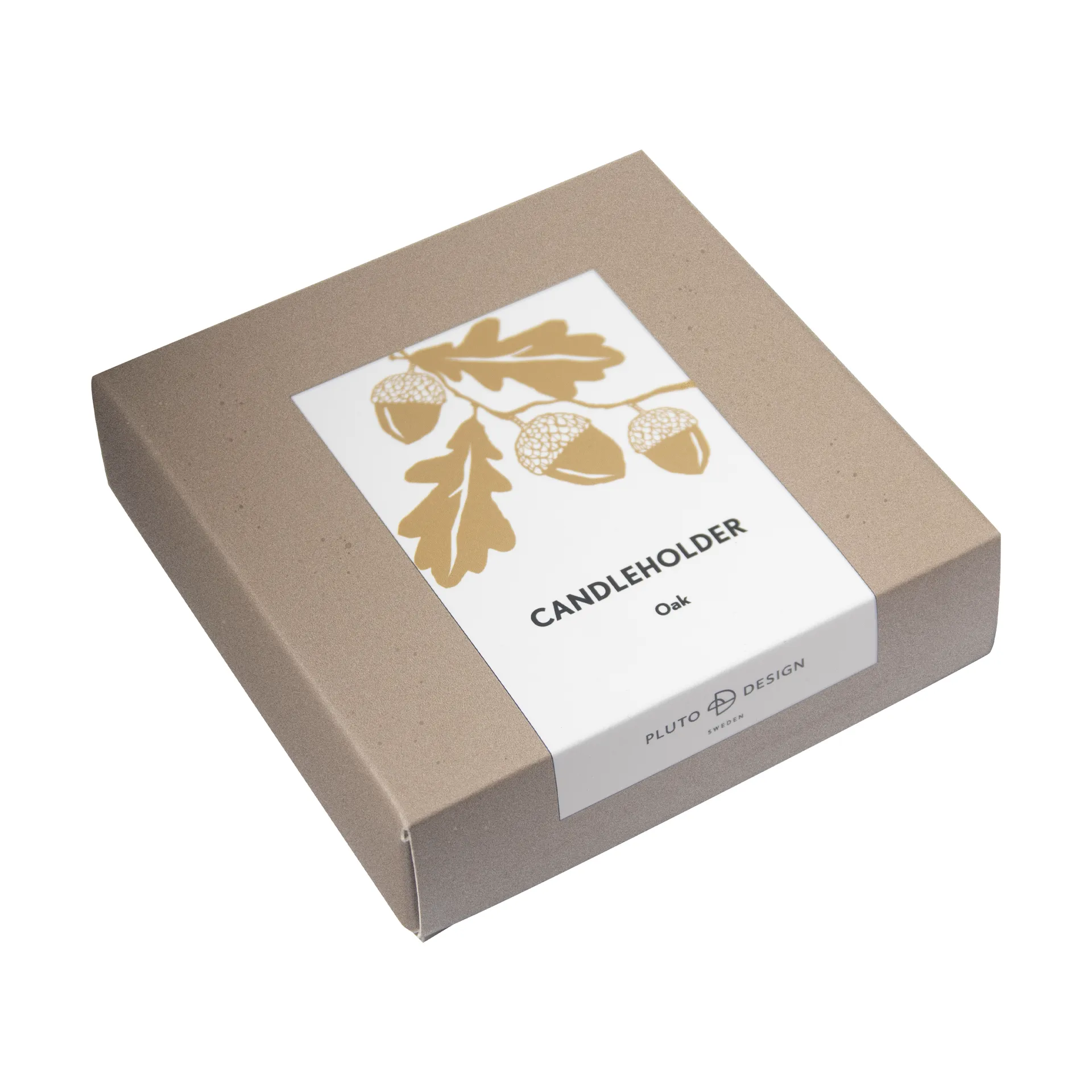 오크 캔들 홀더, Gold Pluto Design | 플루토