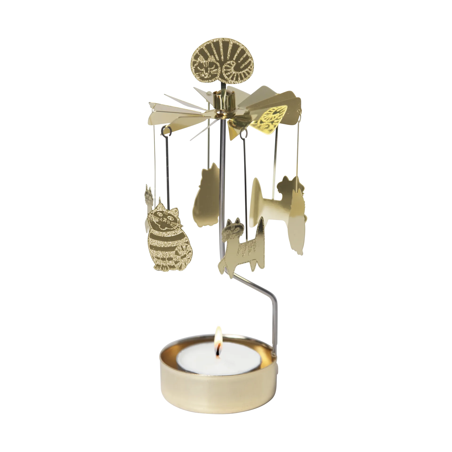 리사 라르손 캣츠 엔젤 차임, Gold Pluto Design | 플루토