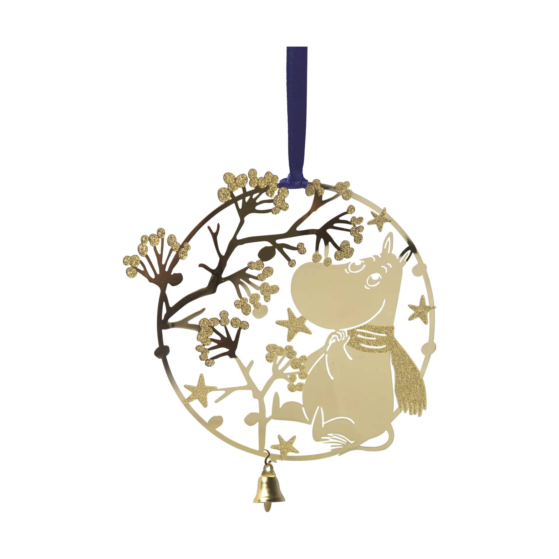무민 첫눈 크리스마스 오너먼트, Gold Pluto Design | 플루토