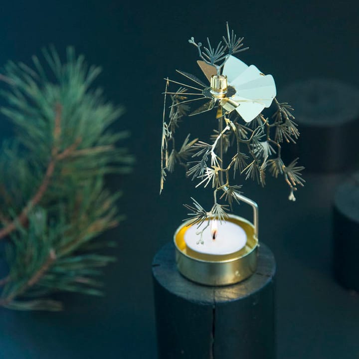 톨 로터리 캔들 홀더, Gold Pluto Design | 플루토