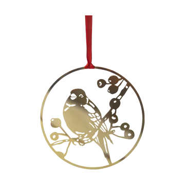 윈터 버드 L 크리스마스 오너먼트 - Gold - Pluto Design | 플루토
