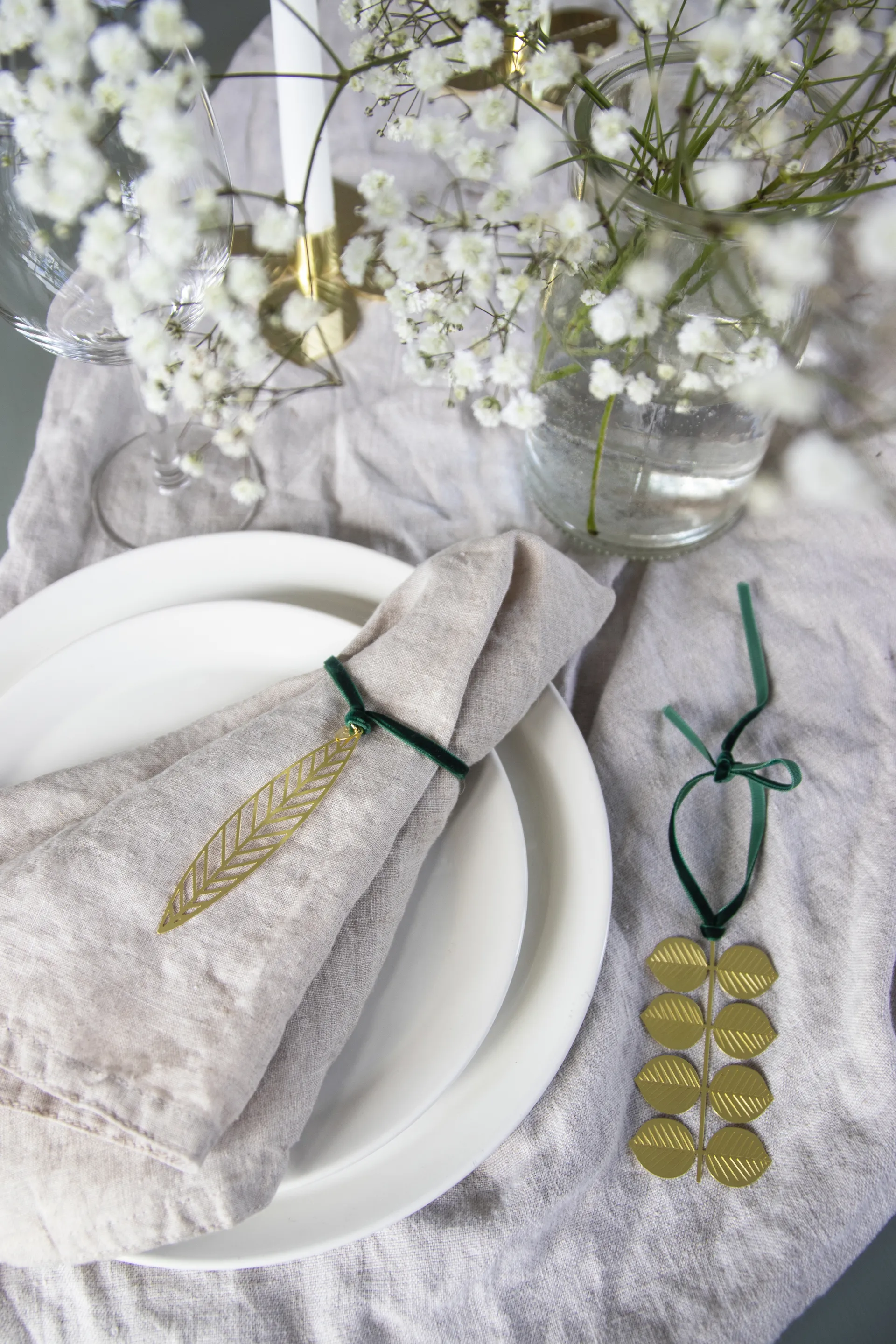 스티그 L Salix 크리스마스 트리 장식, Gold Pluto Design | 플루토