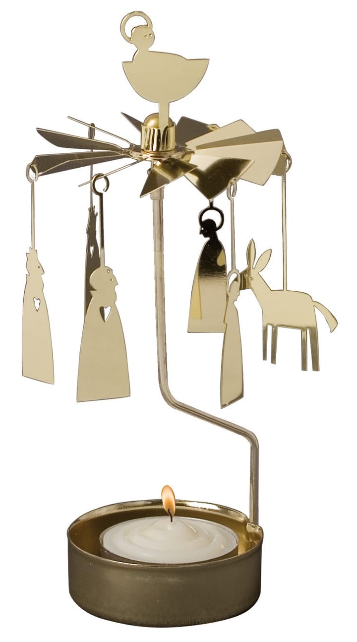 로터리 캔들 홀더 크리스마스 - manger, gold - Pluto Design | 플루토