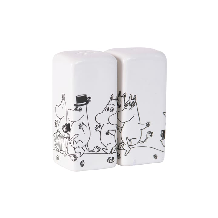 Muminfamilj salt- & pepparkar - white - Pluto Design | 플루토