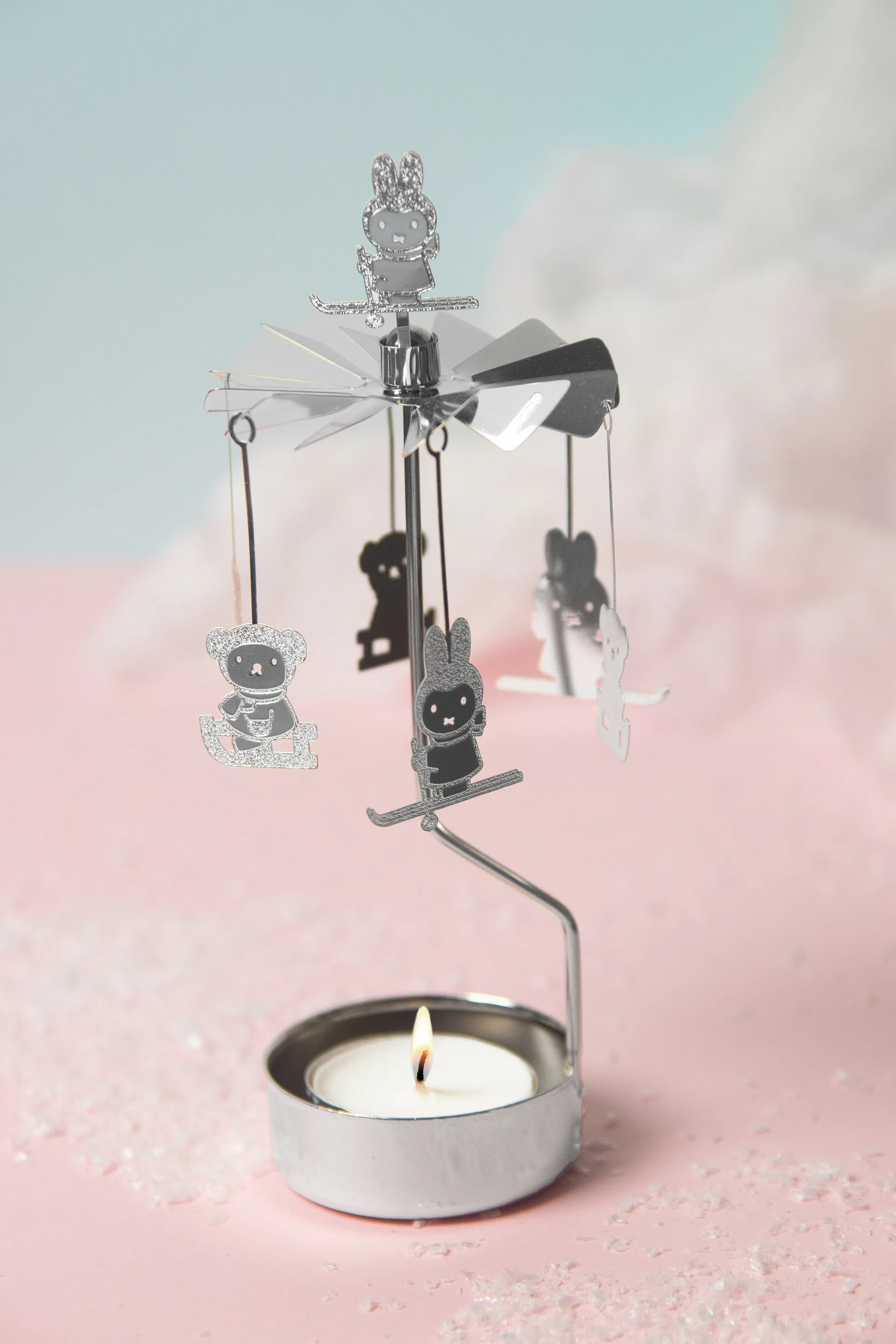 미피 겨울 엔젤 차임, Silver Pluto Design | 플루토