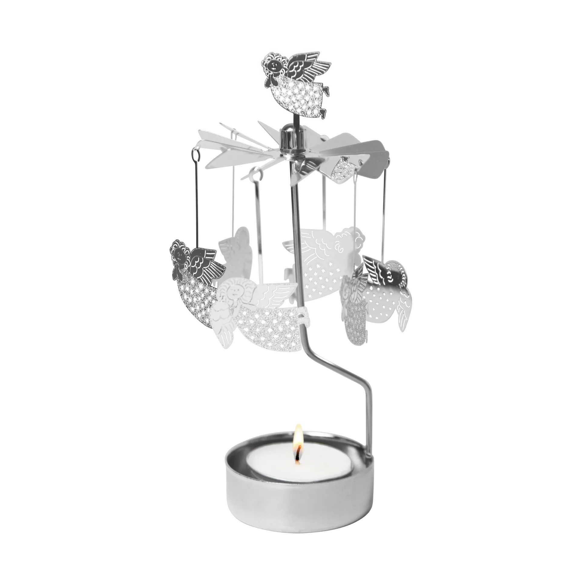 리사 라르손 엔젤 차임, Silver Pluto Design | 플루토