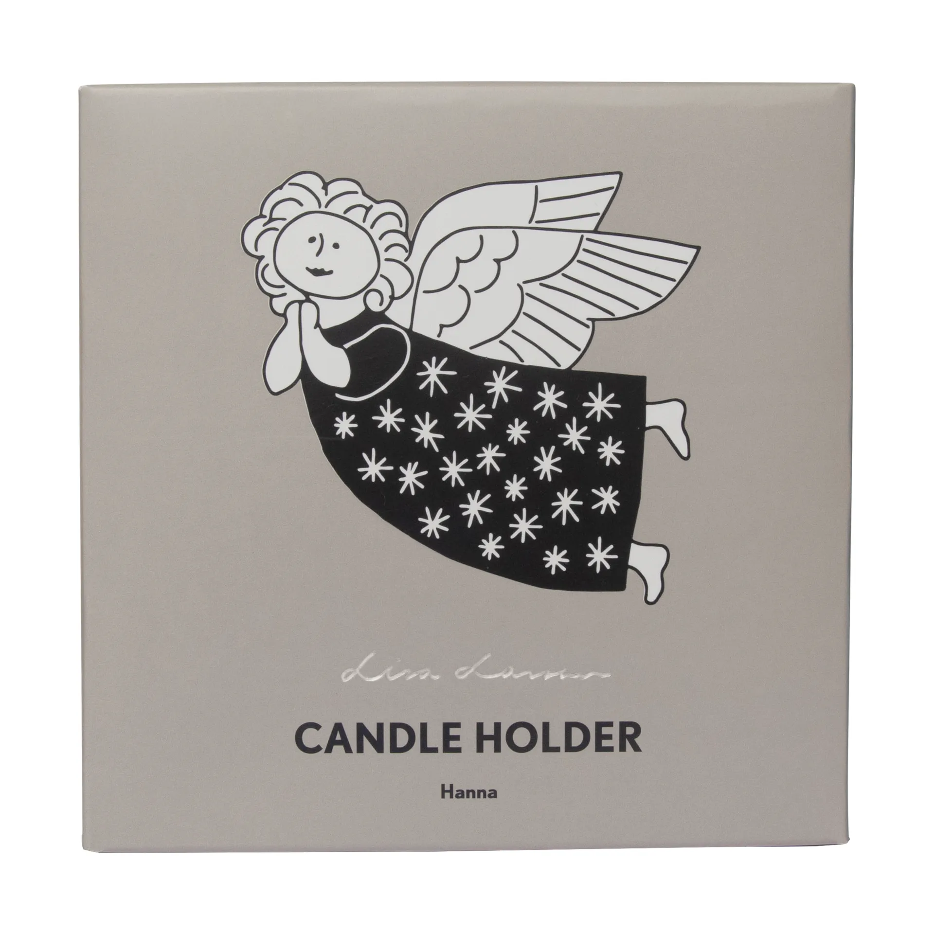 리사 라르손 하나 캔들스틱, Silver Pluto Design | 플루토