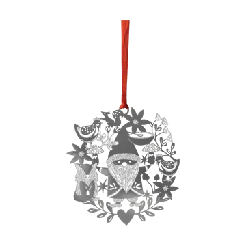 폭스 & 산타 크리스마스 오너먼트 - Silver - Pluto Design | 플루토