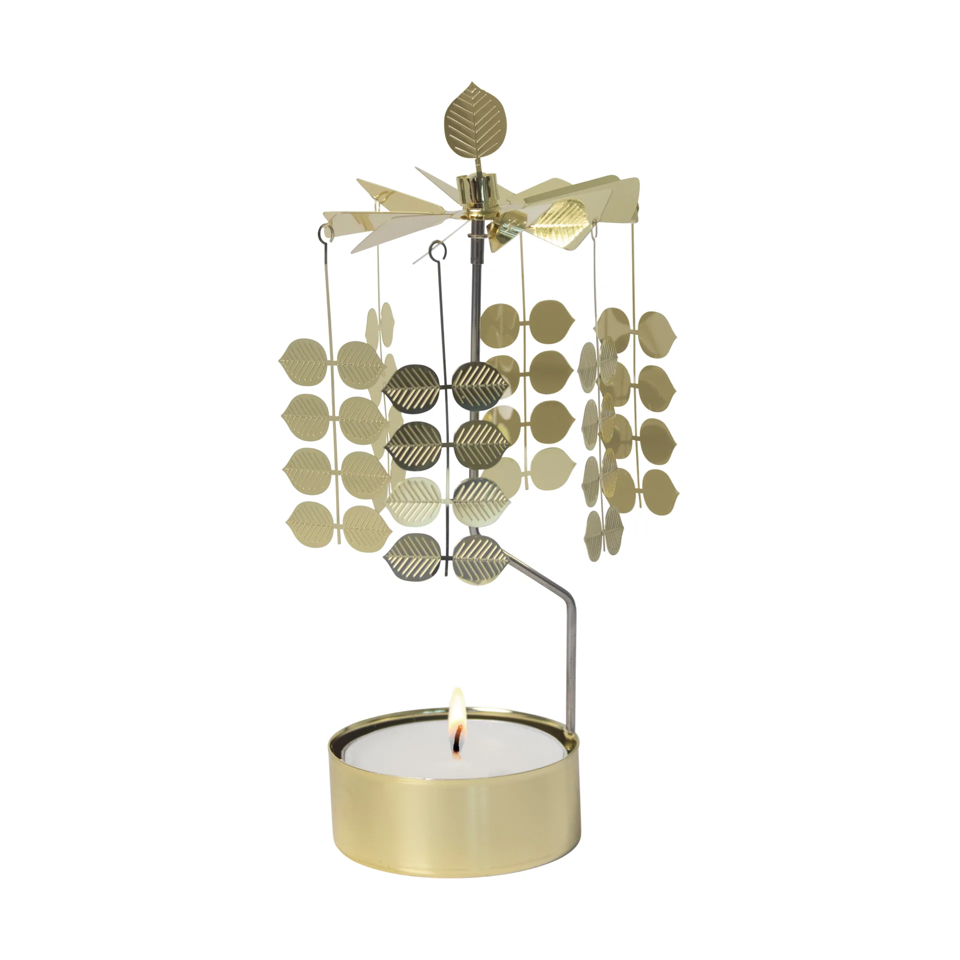 Stig L Berså 로터리 캔들 홀더 미듐, Gold Pluto Design | 플루토