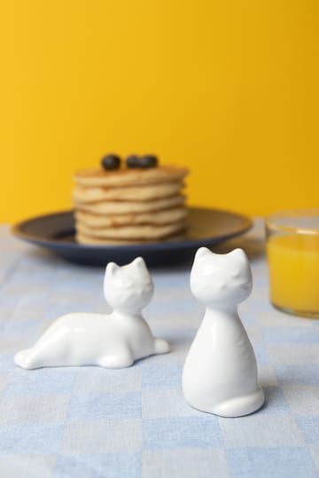 고양이 소금통 후추통 세트 - White - Pluto Design | 플루토