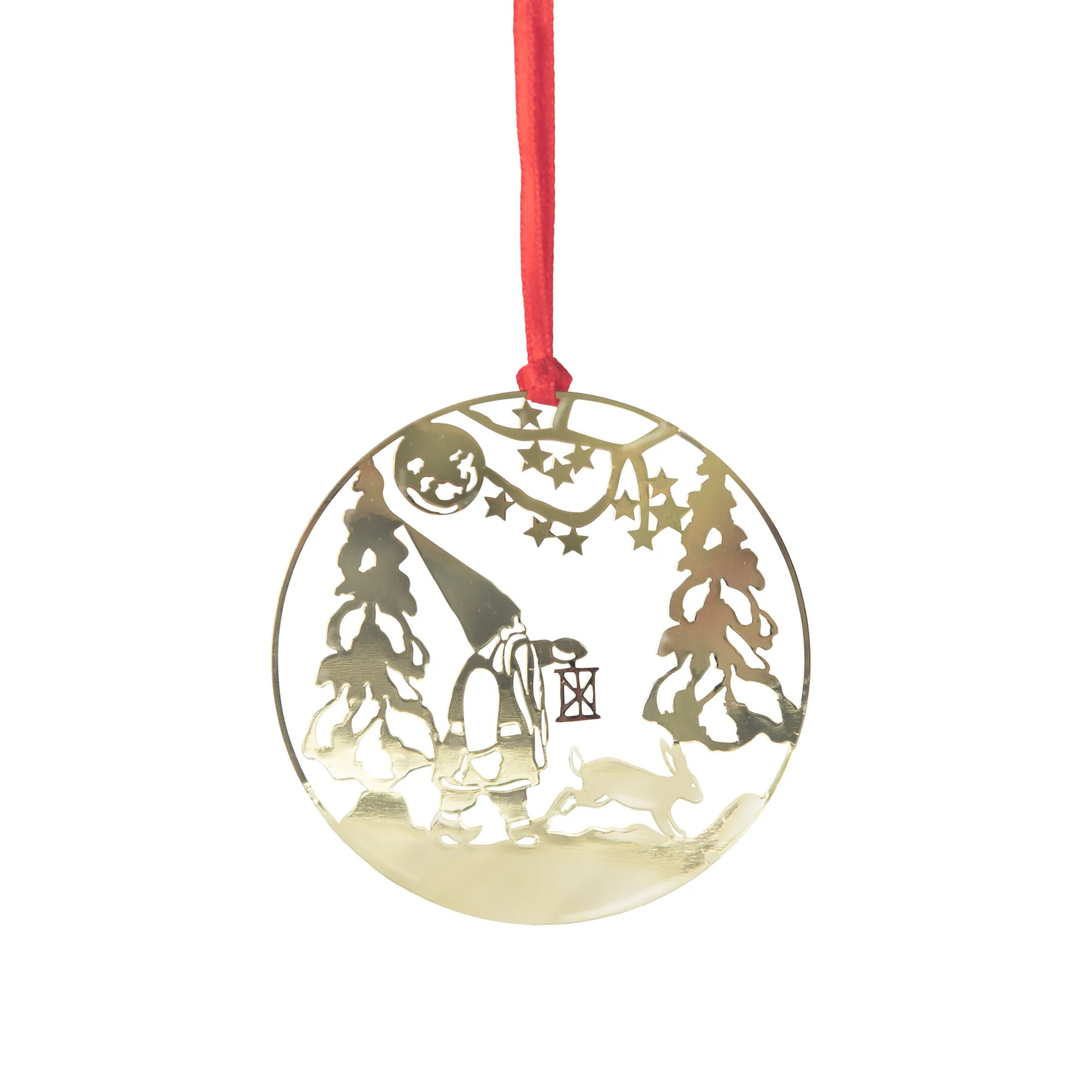 플루토 크리스마스 소품 메탈, Winterland Gold coloured Pluto Design | 플루토