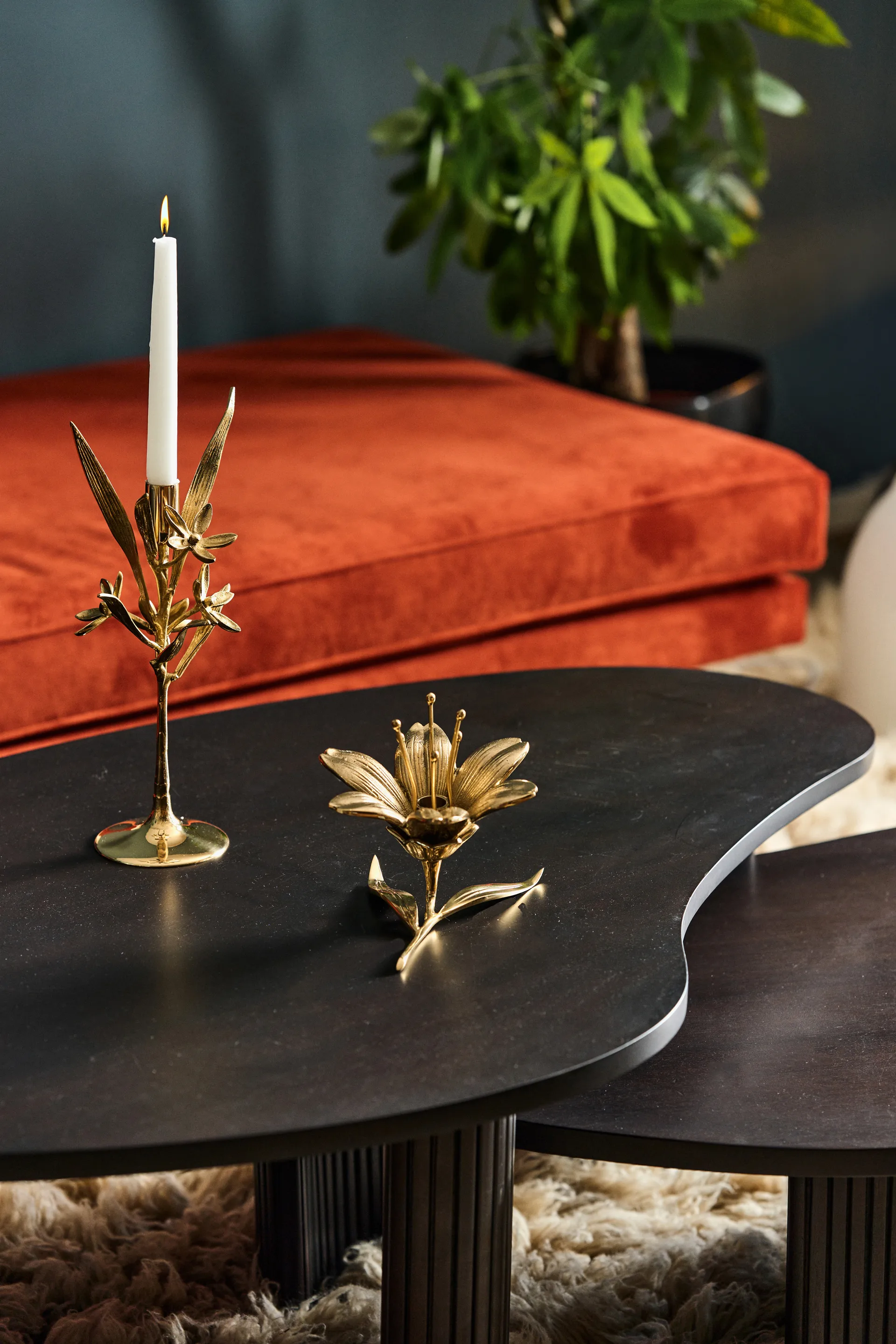 릴리 캔들스틱 15 cm, Gold POLSPOTTEN | 폴스포텐