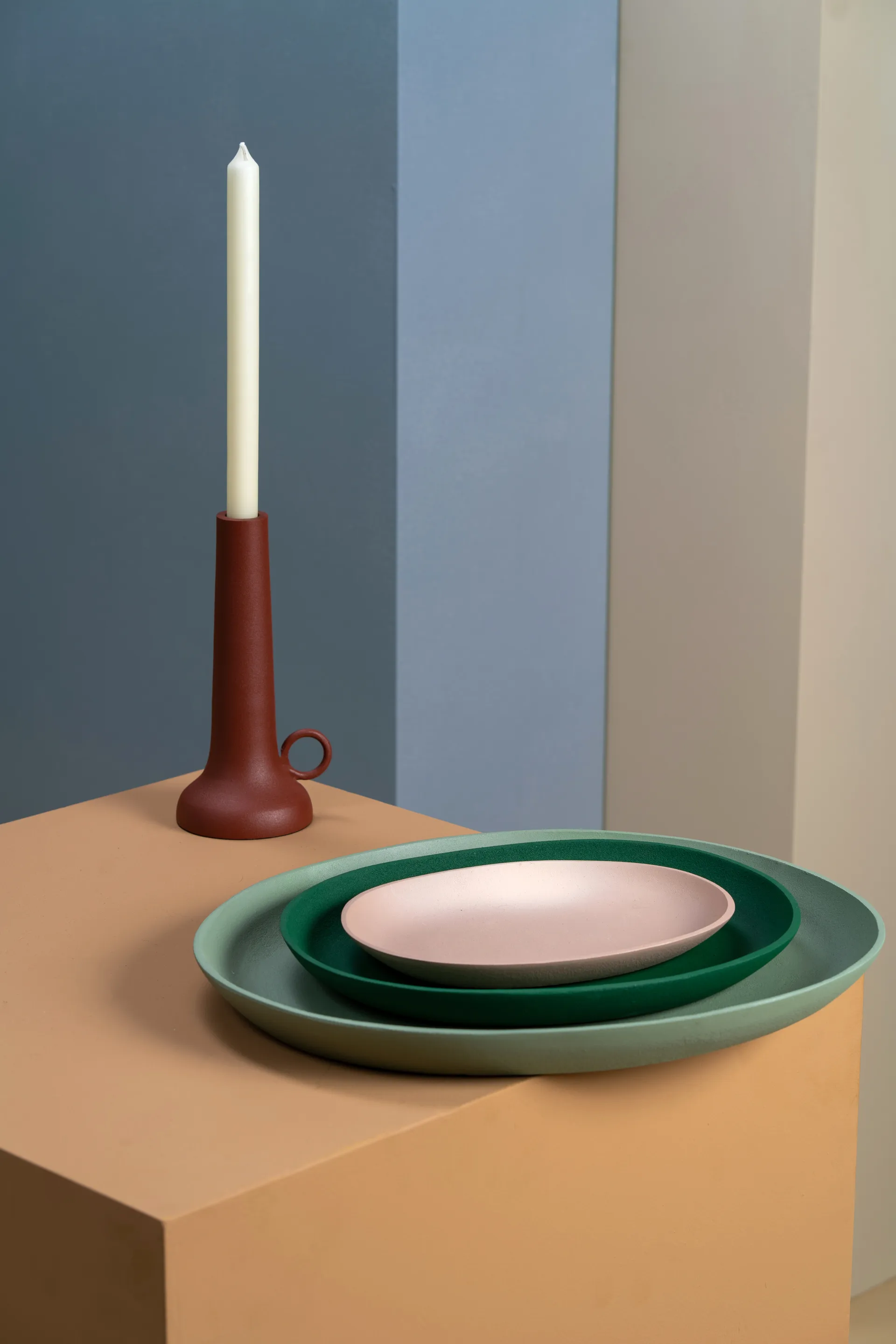 그릭 트레이 3개 세트, Dark green POLSPOTTEN | 폴스포텐