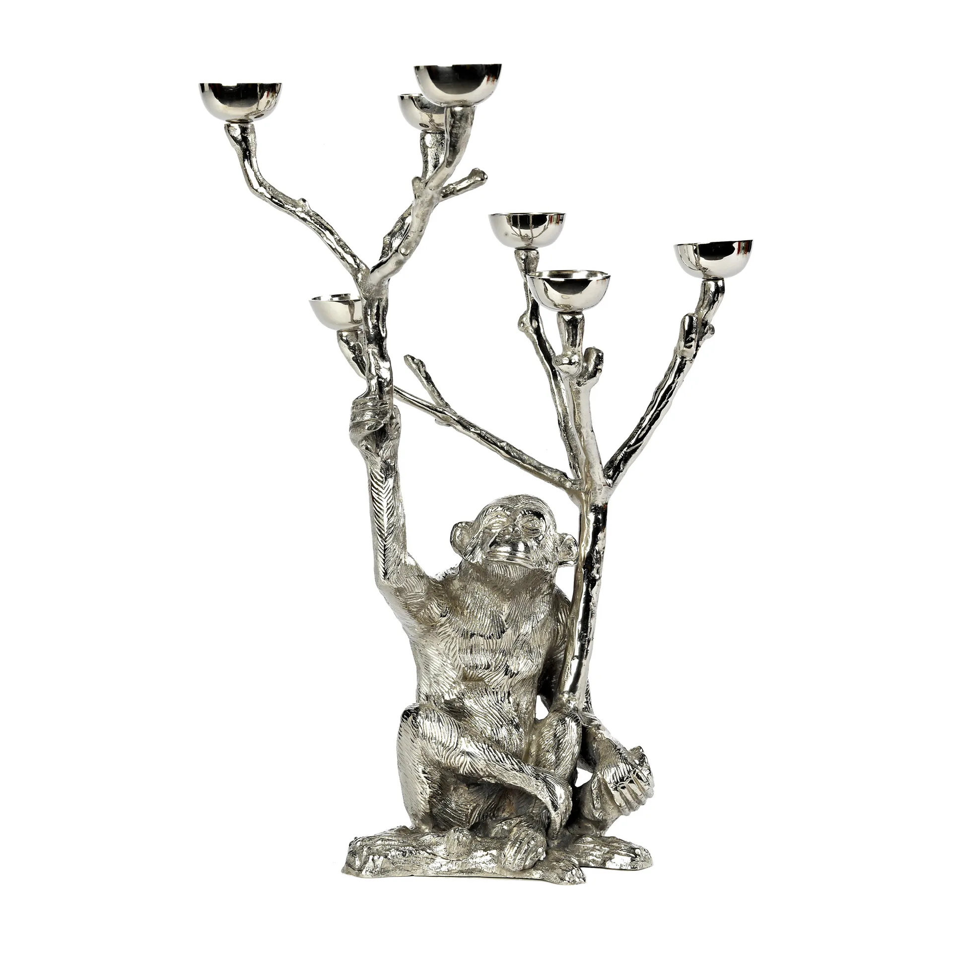원숭이 캔들스틱 40 cm, Silver POLSPOTTEN | 폴스포텐