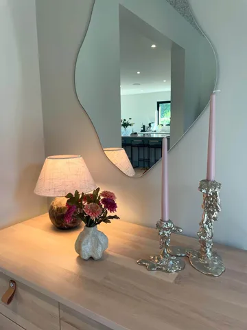 드립 캔들스틱 L 25 cm - Silver - POLSPOTTEN | 폴스포텐