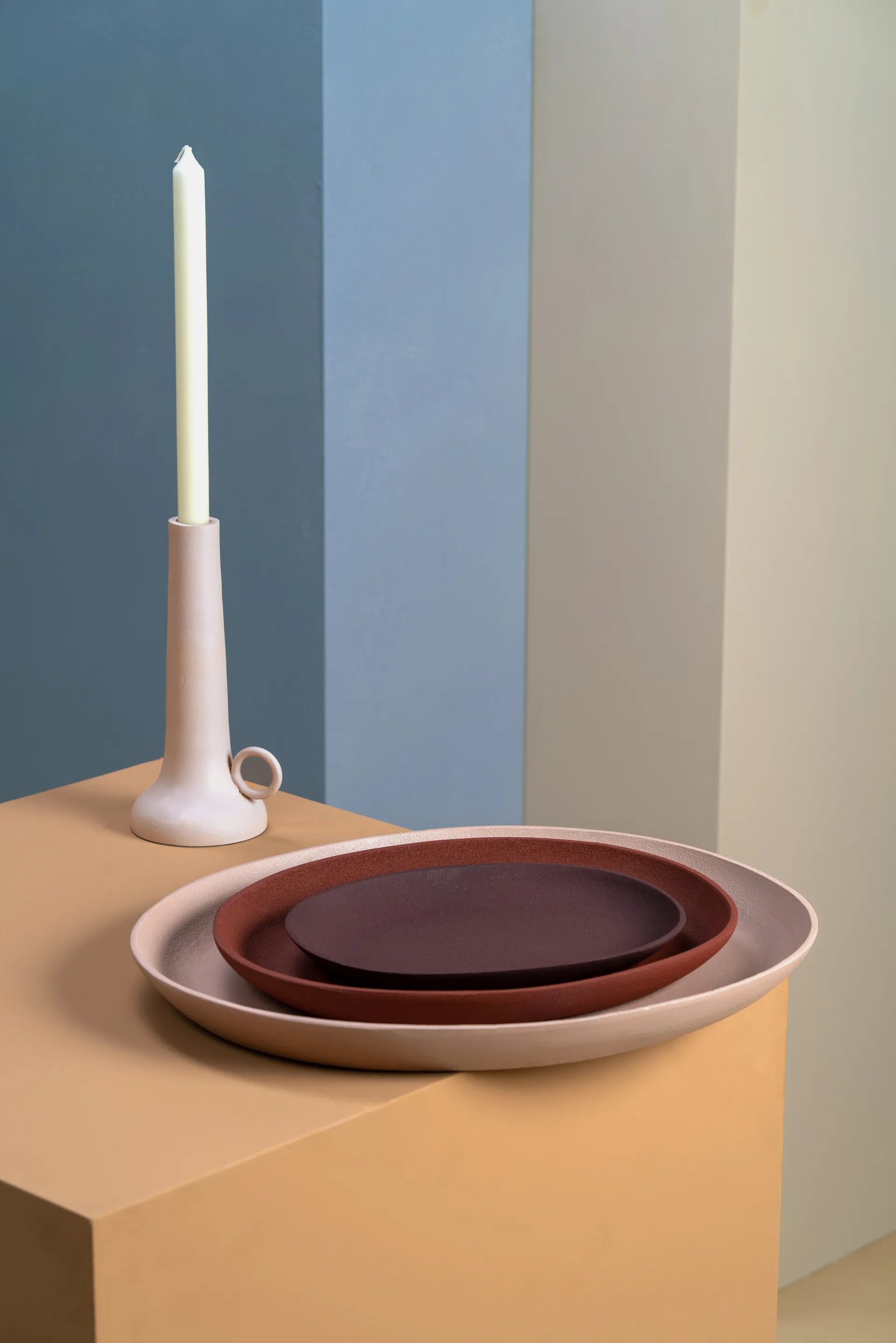 스파르탄 캔들홀더 S 22 cm, Beige POLSPOTTEN | 폴스포텐
