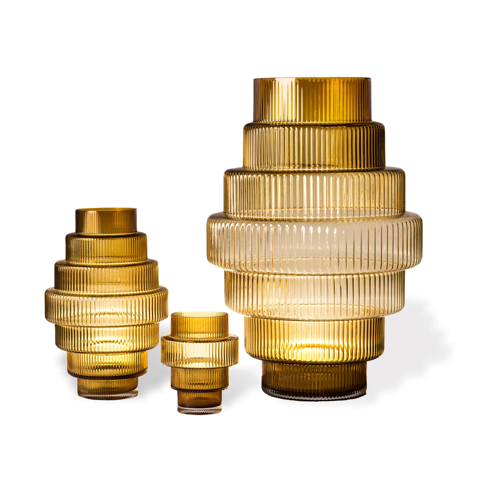 스텝스 화병 S 30 cm, Ochre POLSPOTTEN | 폴스포텐