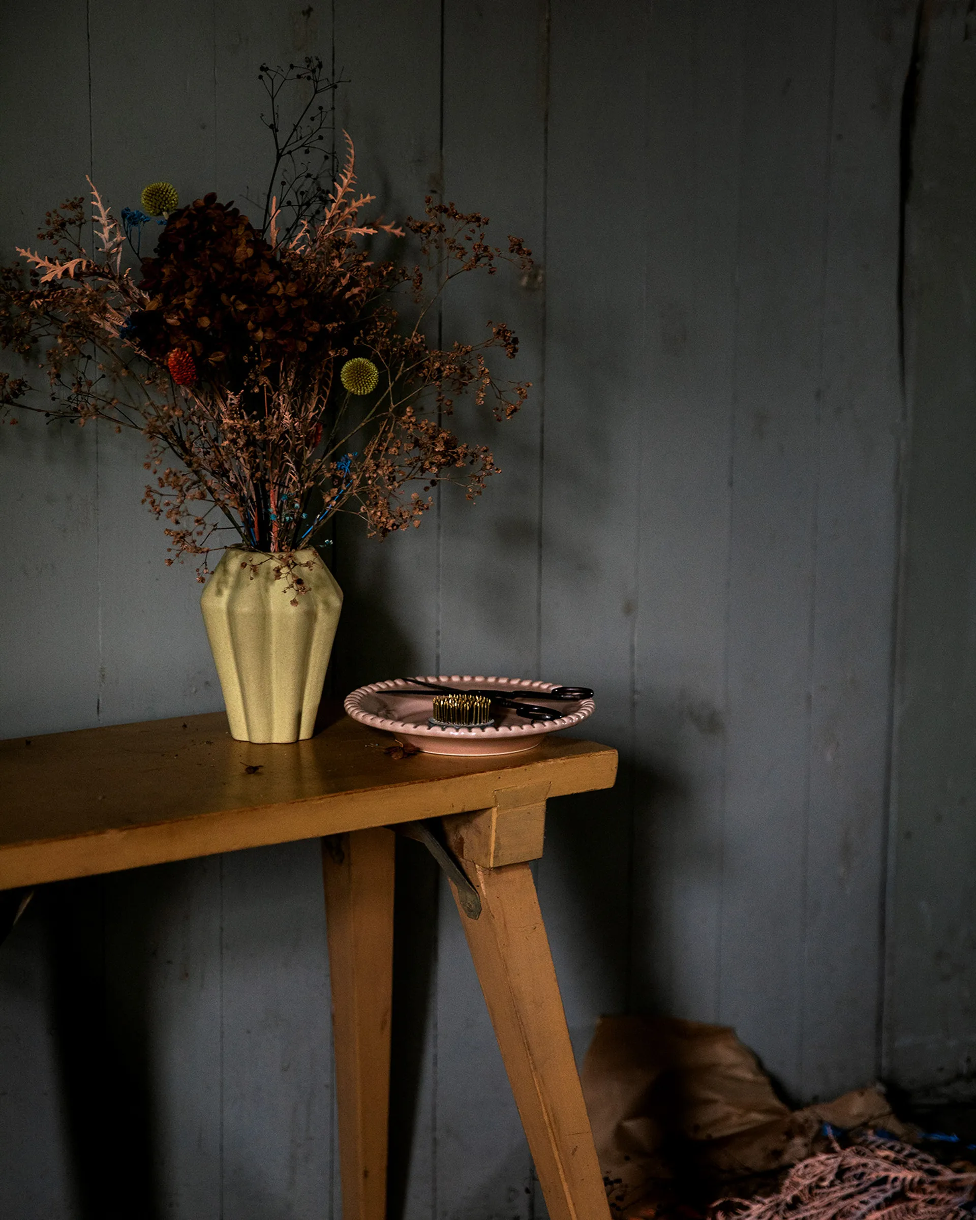 버짓 화병/캔들홀더 14 cm, Pale Yellow PotteryJo | 포터리조