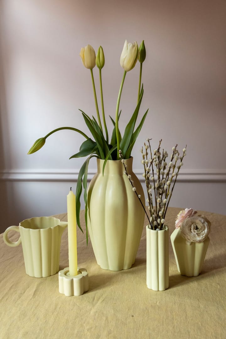버짓 화병/캔들홀더 14 cm, Pale Yellow PotteryJo | 포터리조