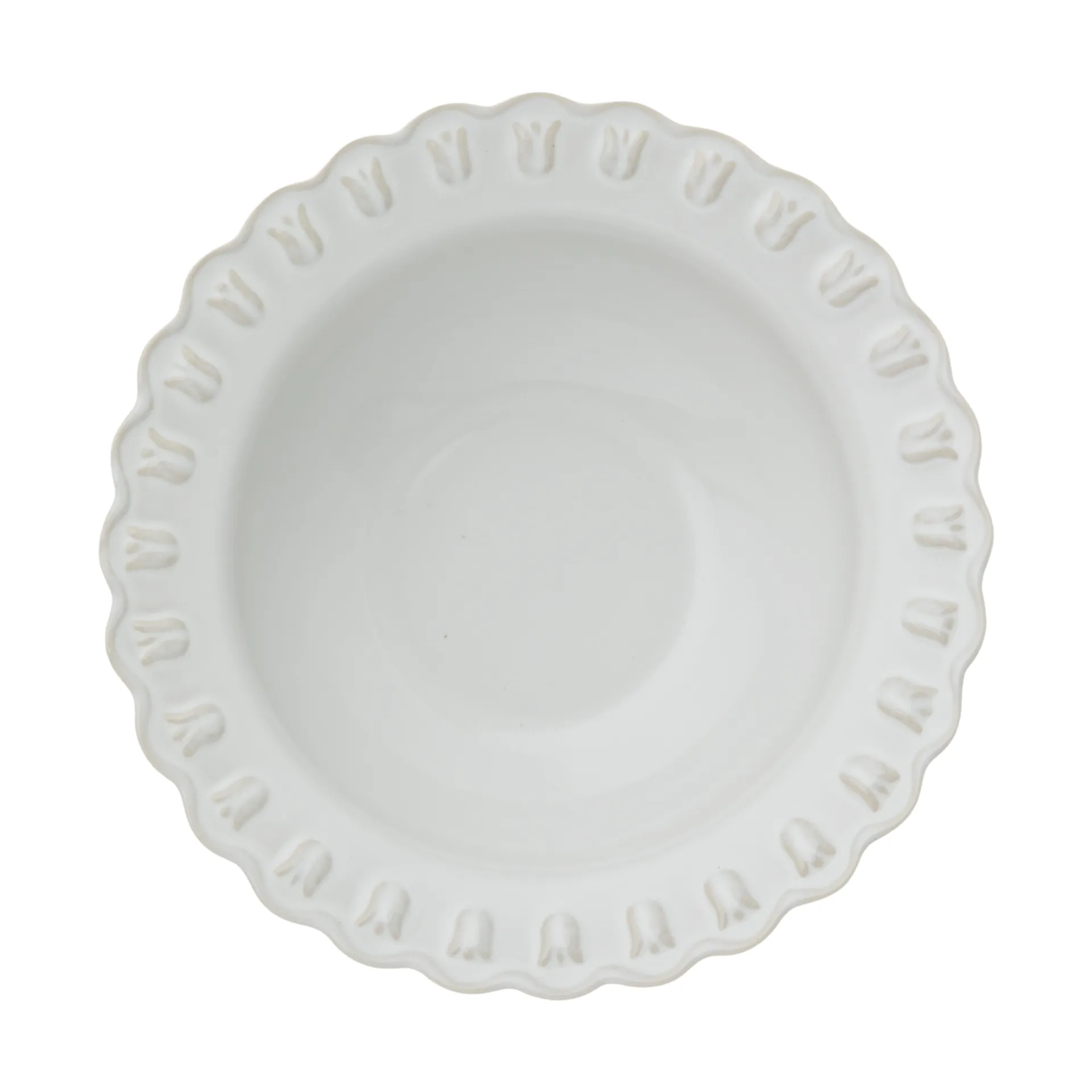 튤리파 딥 플레이트 스몰 Ø17 cm 2개 세트, White PotteryJo | 포터리조