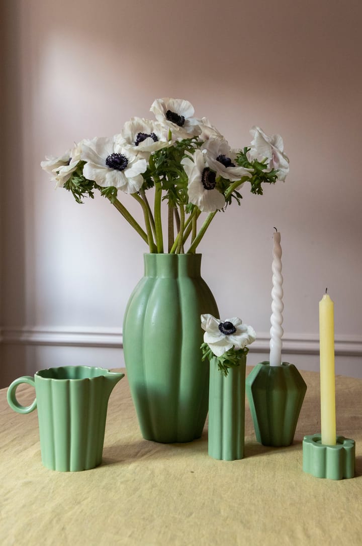 버짓 화병/캔들홀더 17 cm, Olive PotteryJo | 포터리조