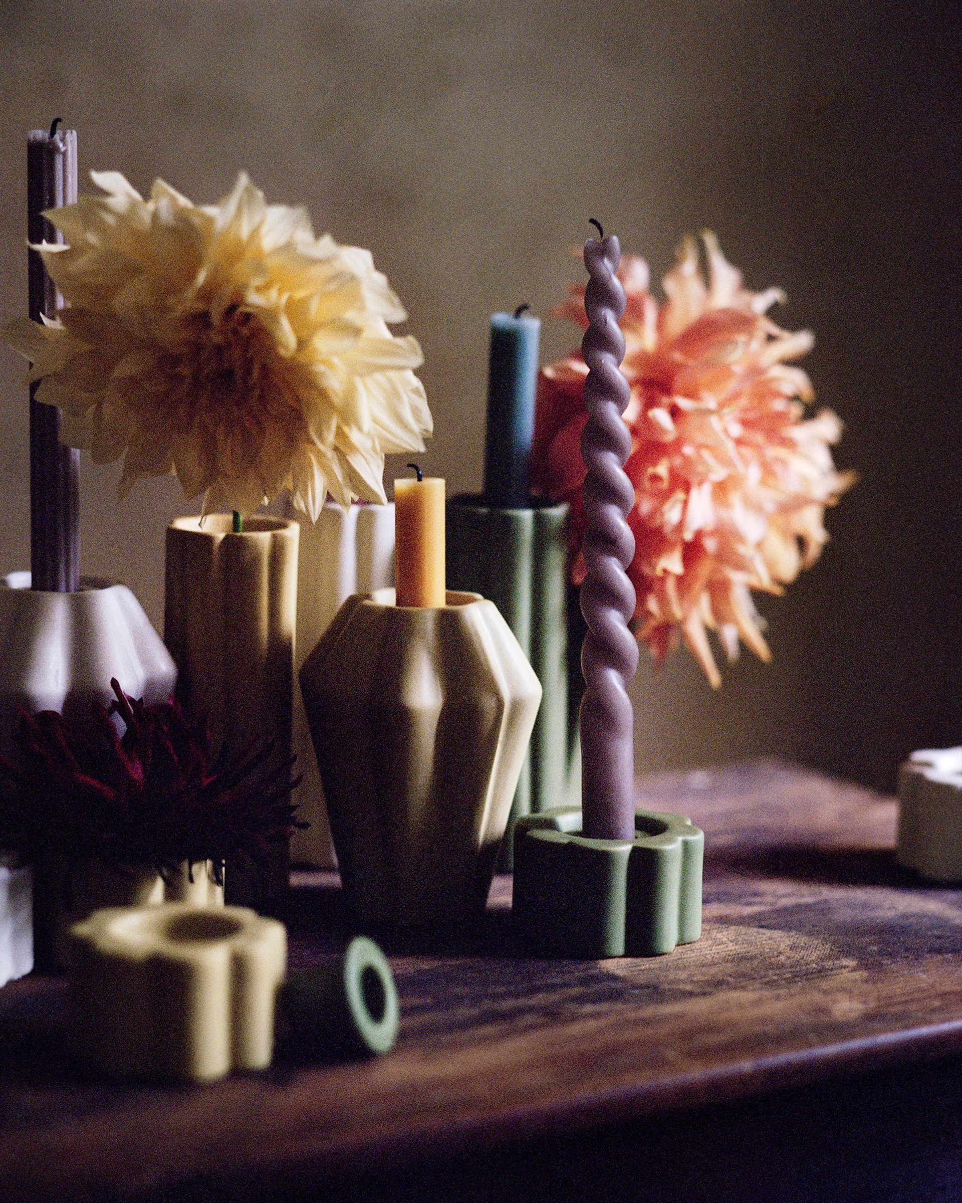 버짓 화병/캔들홀더 17 cm, Pale Yellow PotteryJo | 포터리조