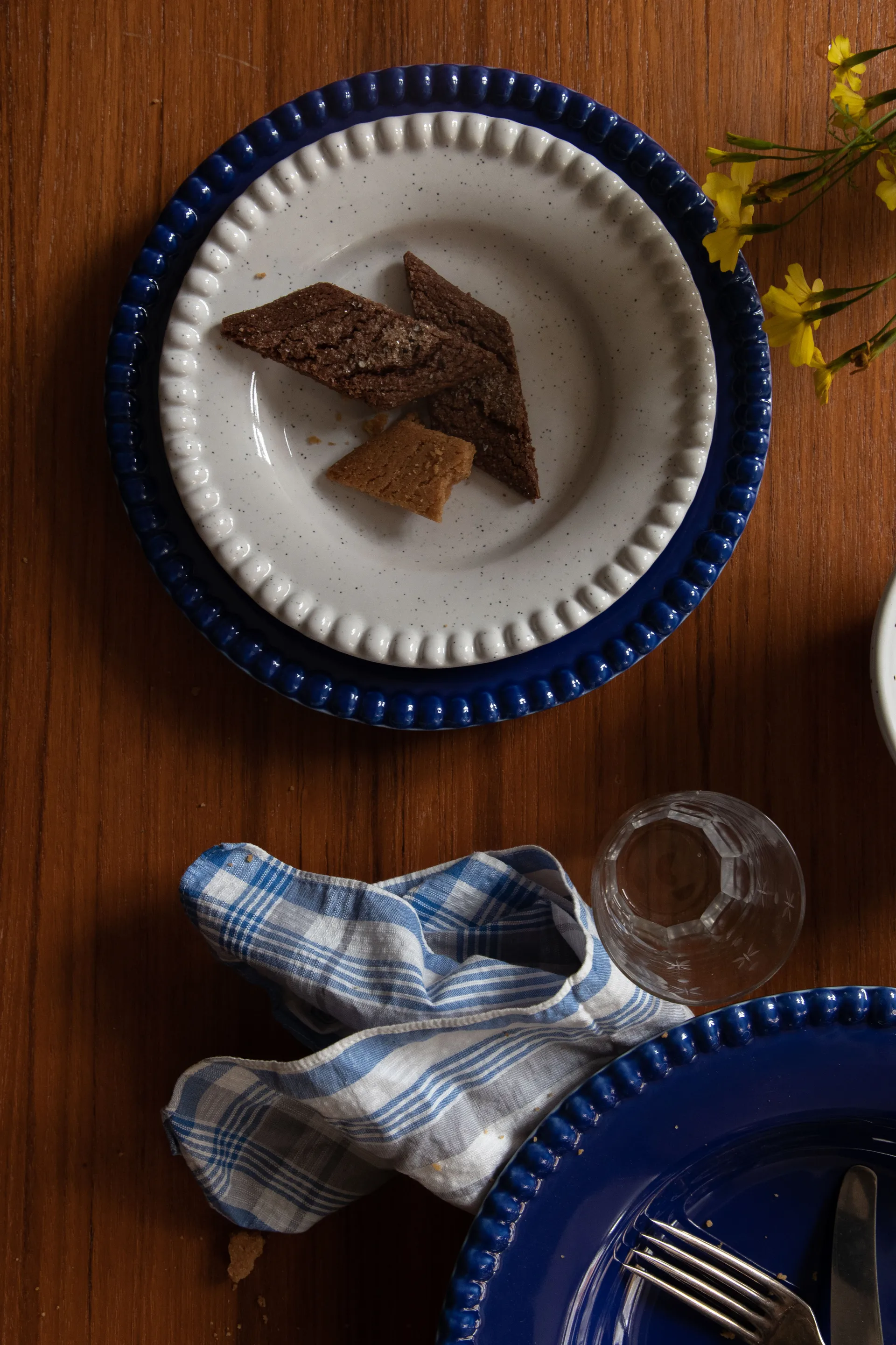 다리아 접시 스몰 Ø18 cm 2개 세트, Cotton white shiny PotteryJo | 포터리조