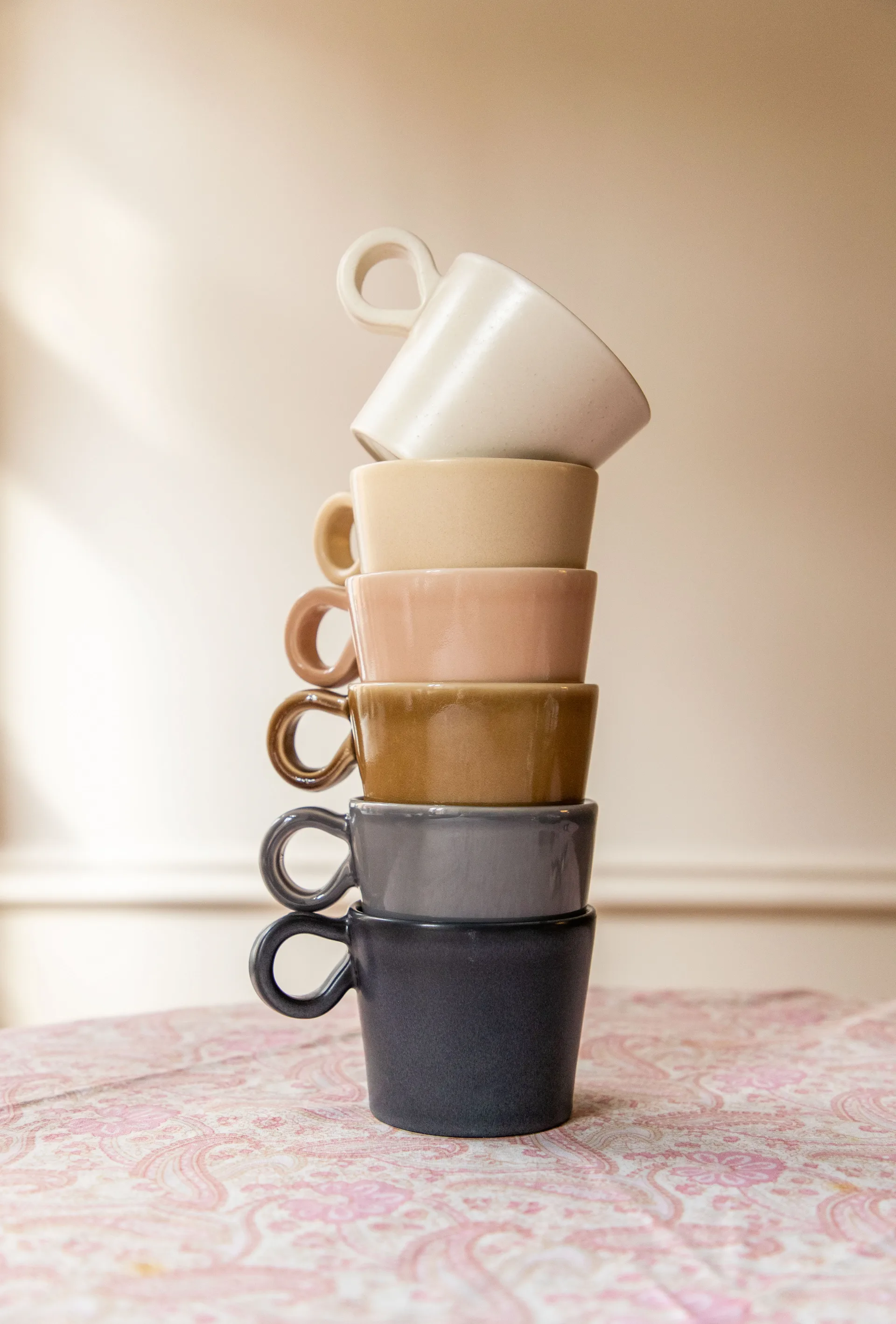 다리아 컵 2개 세트, cotton white PotteryJo | 포터리조