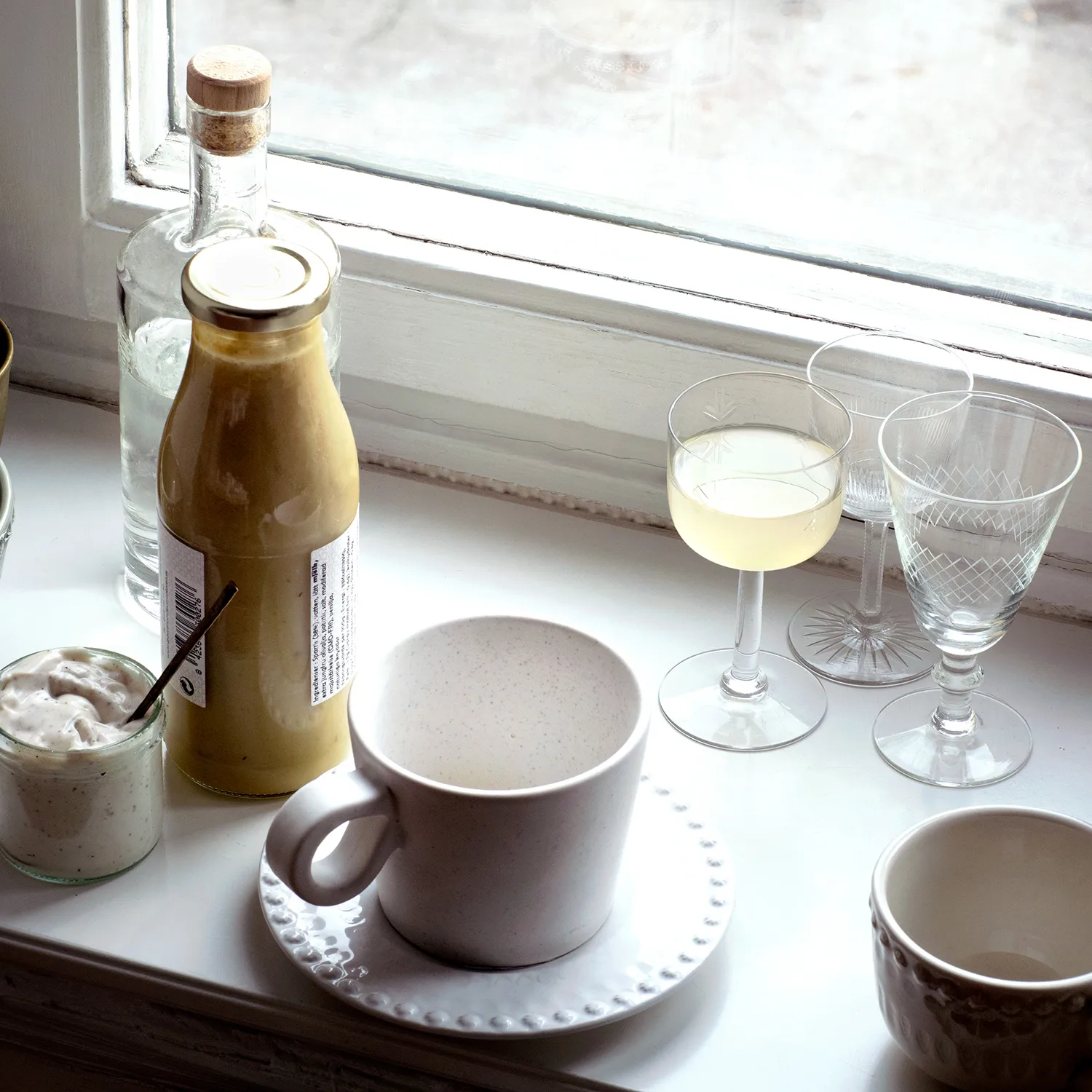 다리아 컵 2개 세트, cotton white PotteryJo | 포터리조