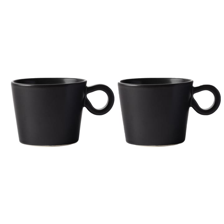 다리아 컵 2개 세트 - ink black - PotteryJo | 포터리조
