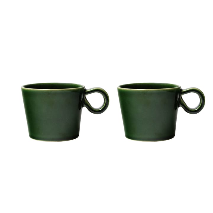 다리아 컵 2개 세트 - Moss - PotteryJo | 포터리조
